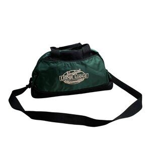 Leinenkugels Leinie Lodge Duffle Duffel Gym Bag Green Shoulder Strap Beer